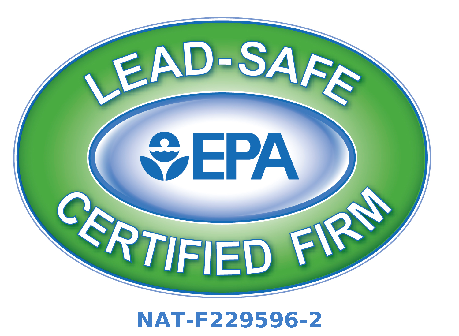 EPA Lead-Safe Certified Firm — NAT-F229596-2